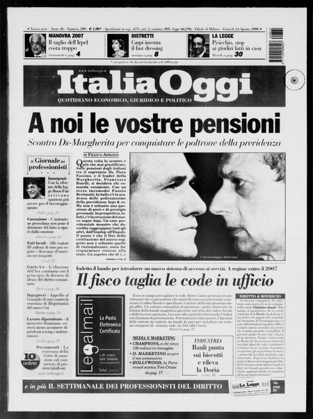 Italia oggi : quotidiano di economia finanza e politica